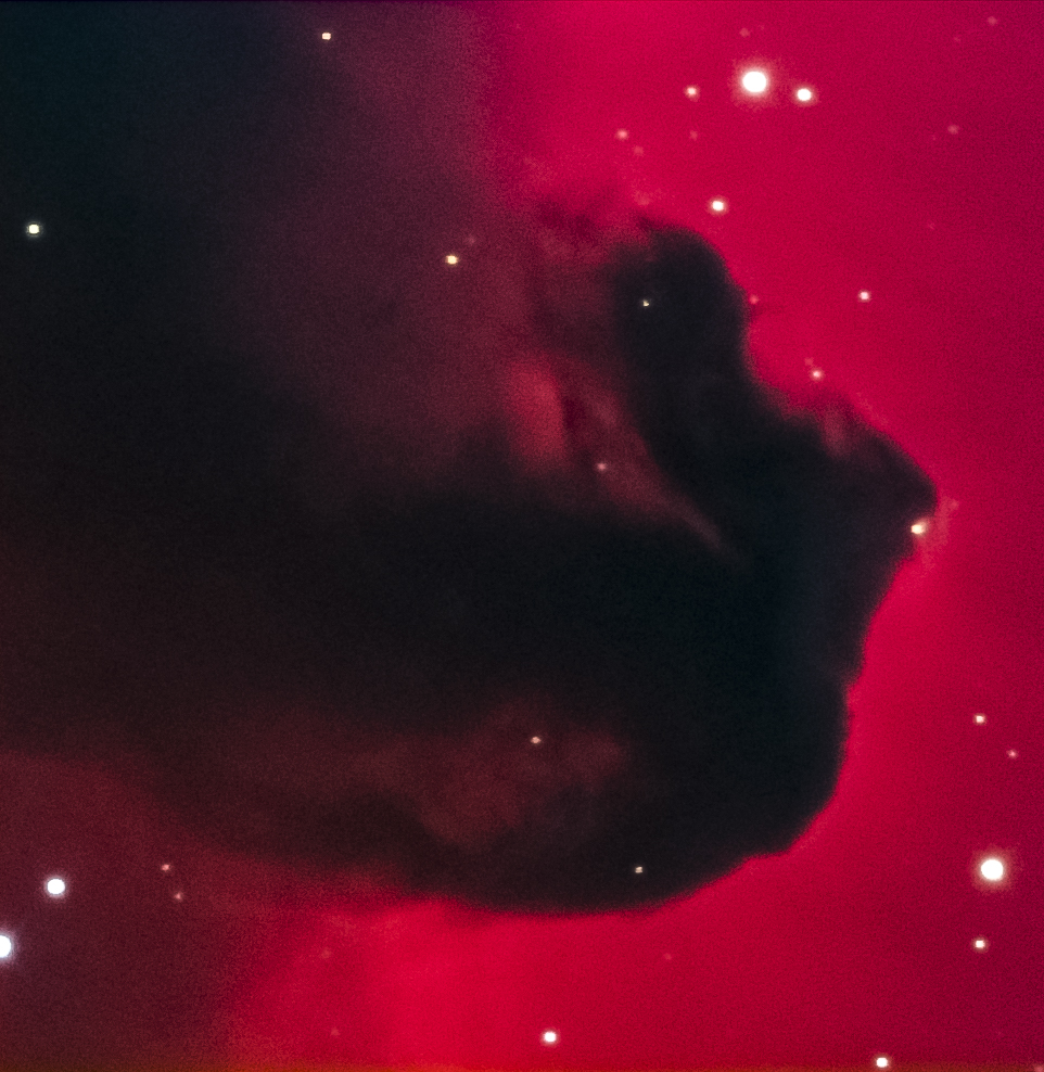 馬頭星雲の撮影 美星天文台