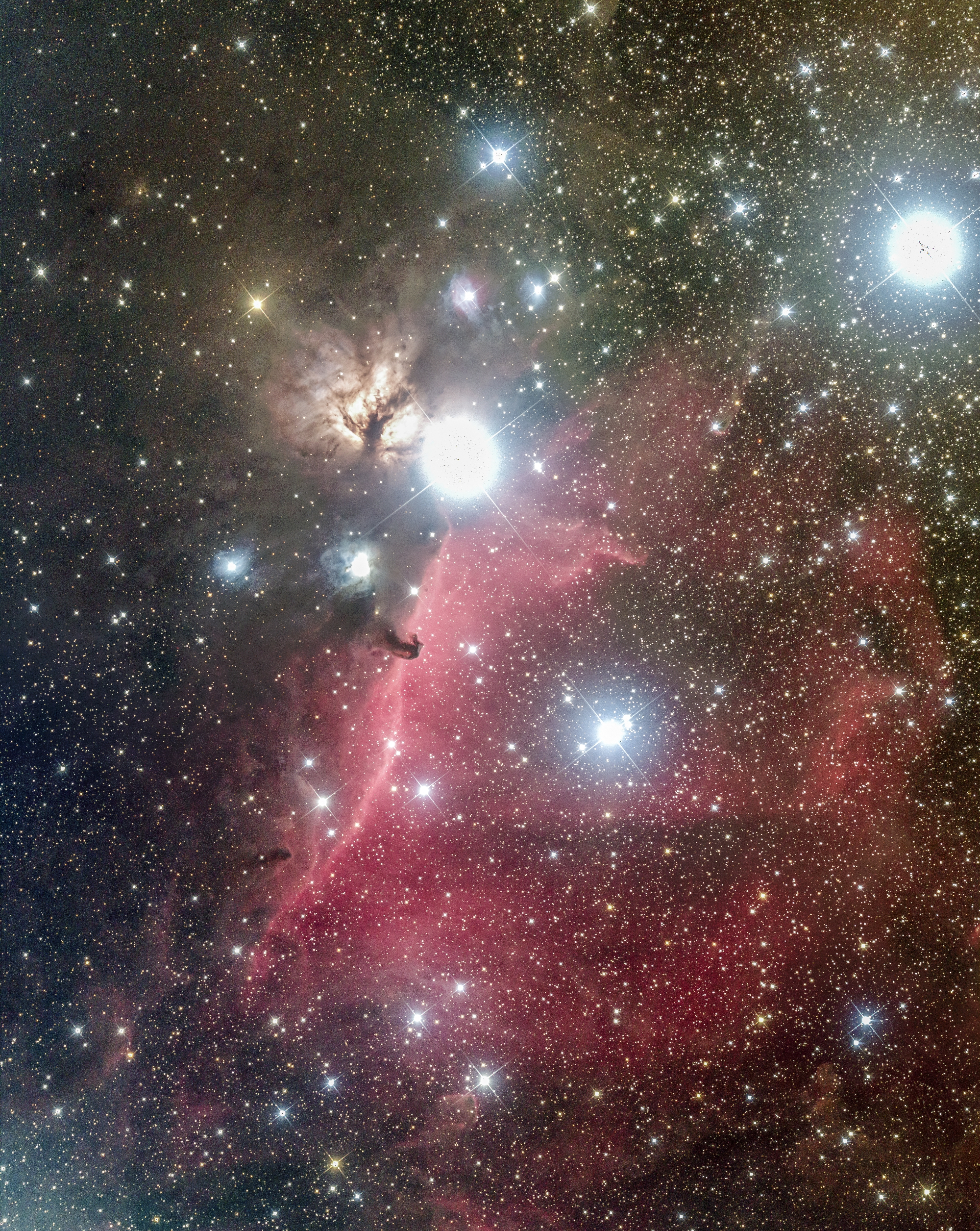 馬頭星雲の撮影 美星天文台